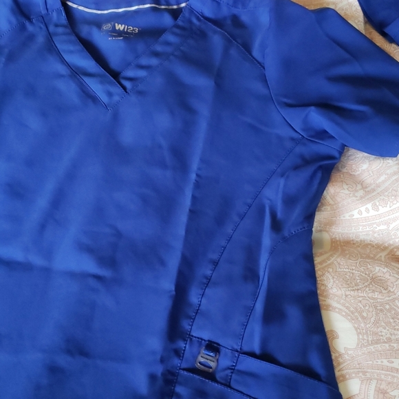 Wonderwink Royal Blue Scrub Set Small Med - Picture 6 of 6